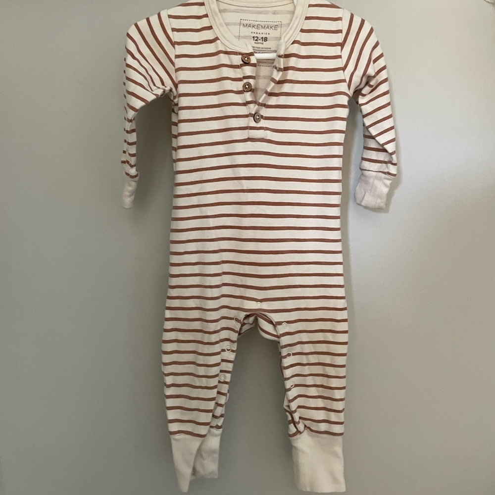MAKEMAKEORGANICS Baby Romper // Size 12-18 Months // Gender neutral